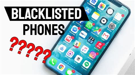 What is a blacklisted phone?